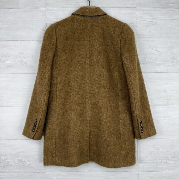 Madewell Boucle Larsen Blazer XS Toffee Brown Wool Alpaca Blend Single Breasted - Picture 8 of 16